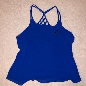 Women’s chiffon racerback top